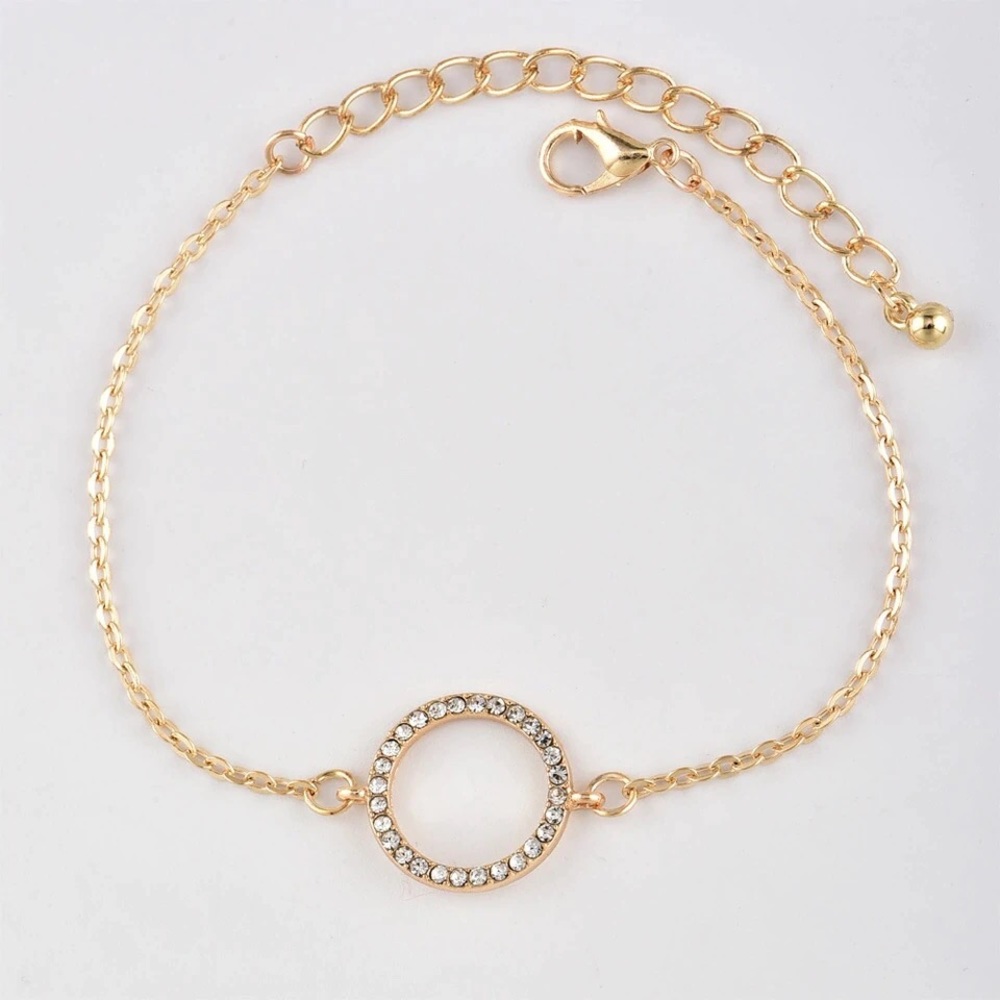 ✨Boho Gold Plated & Crystal Stacking Bracelets✨ - Picture 2 of 6